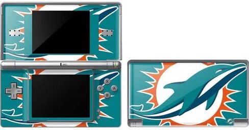 Skinit Skinit Gaming Gaming Conming مع DS Lite - NFL Miami Dolphins مرخص رسميًا تصميم شعار كبير in Saudi Arabia