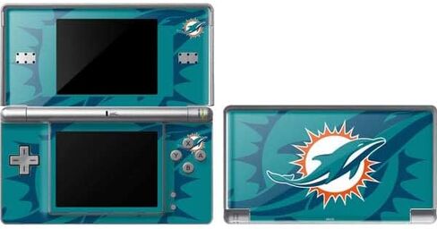 Skinit Decal Gaming Skin Compatible with DS Lite - Officially Licensed NFL Miami Dolphins Double Vision Design in Saudi Arabia