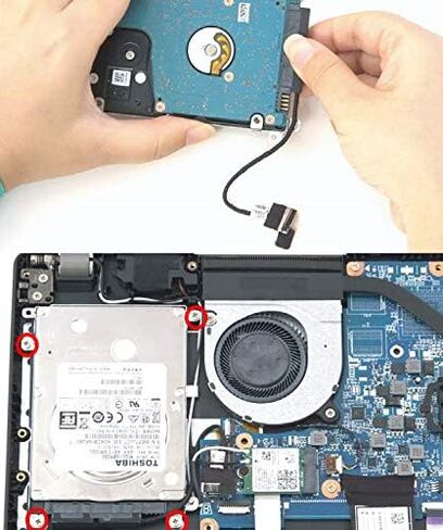 2.5 "SSD SATA Cable Drive Cable Adapter HDD Adapter لـ Acer Travelmate P2 TMP214 TMP214-52 P214 P214-52 P214-51 in Saudi Arabia