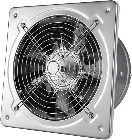 مروحة التهوية 6''7'8 '' Booster Fan مستخرج العادم مروحة التهوية مروحة التهوية للحمام مرحاض الجدار المطبخ نافذة من الفولاذ المقاوم للصدأ مروحة التهوية مروحة التهوية (اللون: 6inch) in Saudi Arabia