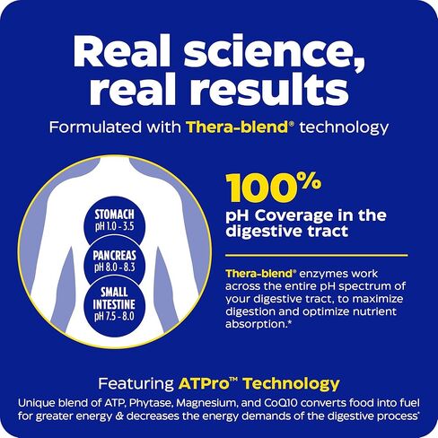 Enzymedica Digest Gold + ATPro, Maximum Strength Enzyme Formula, Prevents Bloating and Gas, 14 Key Enzymes Including Amylase, Protease, Lipase and Lactase, 90 Capsules in Kuwait