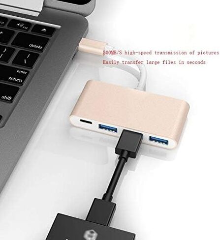 Type-C Docking Station Hub3.0 Hub مع PD شحن الكمبيوتر المحمول USB SPLITER 3.0 مركز تمدد (اللون: ب) (ب) in Saudi Arabia