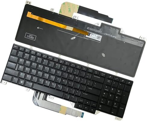 Jintai Backlit Backlit Backlight US استبدال لوحة المفاتيح لـ Dell Alienware 17 R4 R5 M17 R4 P31E PK1326T1B00 00WN4Y 0N7KJD 0ND5TJ Seven Colors Multicolour in Kuwait