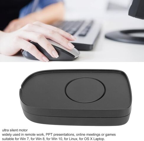 Pilipane Mouse Jiggler, 2 Modes Undetectable Metal USB Mouse Mover, Wiggler Shaker Keep Screen Active Plug and Play Automatic Ultra Quiet Mouse Mover for Game Meeting Presentation in Saudi Arabia