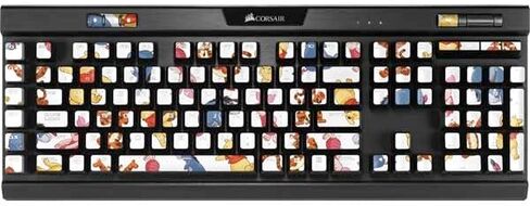 Skinit Sched Skin Gonting أخرى متوافقة مع لوحة مفاتيح الألعاب الميكانيكية K95 RGB Platinum - Disney Disney Winnie the Pooh Design Design in Saudi Arabia