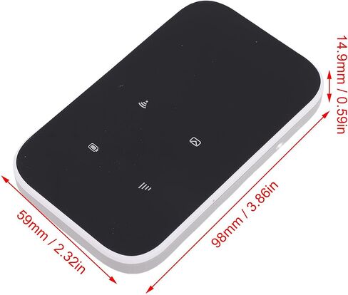 يدعم 4G LTE WiFi Mobile Hotspot ، 300 ميجابت في الثانية من جهاز التوجيه المتنقل عالي السرعة ، 10 أجهزة متصلة ، جهاز توجيه واي فاي آمن ومُشفر ، محمول لجهاز الكمبيوتر المحمول عبر الهاتف in Saudi Arabia