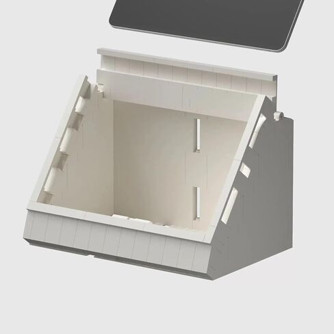 Magi-1 Tablet Stand ، تصميم متوافق مع الطوب Lego ، متوافق مع iPad Mini 7 (A17 Pro) ، Mini 6 & 8.3 "، زاوية ميل 53 درجة للراحة ، تخزين مدمج ، مثالي للمنزل والمطبخ والمكتب in Kuwait
