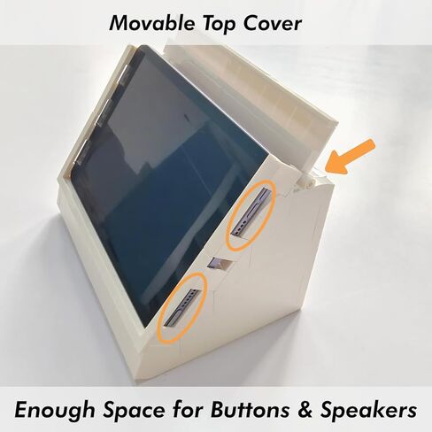 Magi-1 Tablet Stand ، تصميم متوافق مع الطوب Lego ، متوافق مع iPad Mini 7 (A17 Pro) ، Mini 6 & 8.3 "، زاوية ميل 53 درجة للراحة ، تخزين مدمج ، مثالي للمنزل والمطبخ والمكتب in Kuwait