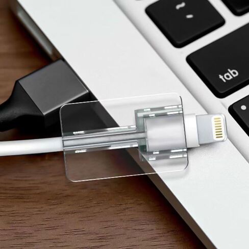 5Pcs Cable Protector for Phone Type-C Charger, Cord Clip Biter, Data Cable Charging Cord Protector, Phone Charger Accessories, Transparent in Saudi Arabia