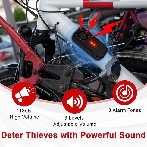 نظام إنذار للسيارة ، إنذار سيارة مزيف 113dB ، إنذارات الحركة للسيارات ، أمن مركبة ، تنبيه الاهتزاز ، تحذير الاهتزاز الداخلي ، LED LED Red IP66 مقاوم للماء in Saudi Arabia