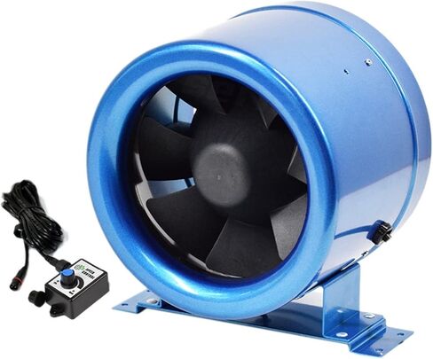 Ventilation Fan 4/6inch Duct Fan Exhaust Fan，Metal Vent Blower Low Noise Fan，Adjustable Speed Duct Fan, Air Ventilator Pipe Ventilation Extractor ventilating Fan(Color:6inch), in Saudi Arabia