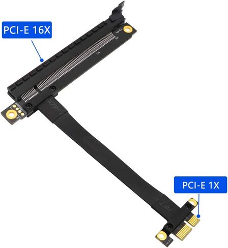 PCI-E PCI Express 1x إلى 16x تمديد PCI-E 16x إلى 1x كابل Risers مع موصل مطلي بالذهب in Kuwait