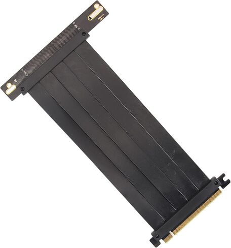 كابل امتداد GPU ، سرعة عالية 128 جيجابت في الثانية يمنع التداخل PCIe 4.0 X16 كابل الناهض للامتداد السهل التثبيت لـ RX 7600 لـ RX 7900 XT (60 سم) in Kuwait