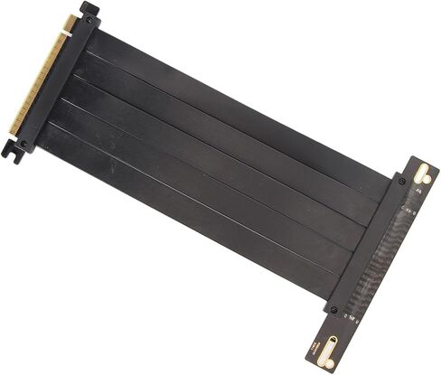 كابل امتداد GPU ، سرعة عالية 128 جيجابت في الثانية يمنع التداخل PCIe 4.0 X16 كابل الناهض للامتداد السهل التثبيت لـ RX 7600 لـ RX 7900 XT (60 سم) in Kuwait