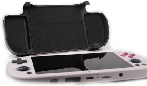 Felt Grip 2-in-1 for TrimUI Smart Pro Reversible Screen Cover & Slim Comfort Grip Case with Felt Wrap Ergonomic for TRIMUI Handheld 2n1 Deluxe in Saudi Arabia
