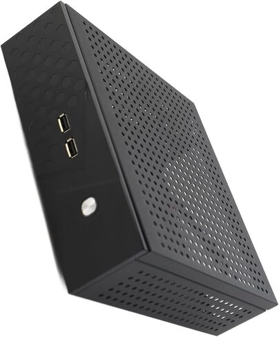 Desktop Case Computer Case Htpc Case Desktop Computer Case Heat Dissipation Exquisite Compact Black HTPC Case Home Video Computer in Saudi Arabia
