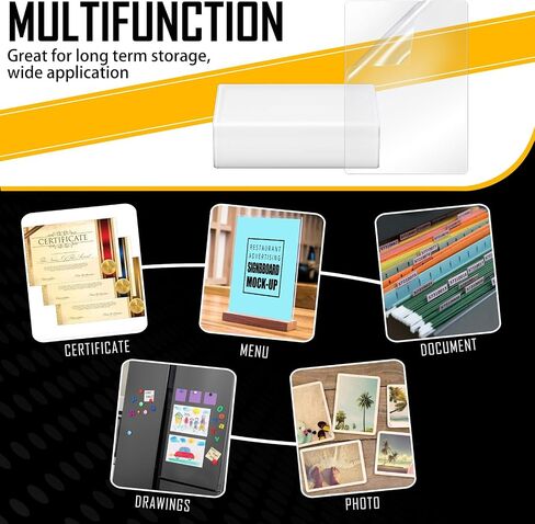 200 Pack Laminating Sheets 10 Mil Thermal Laminating Pouches Letter Size Laminating Pouches Clear Plastic Paper Thermal Laminating Sheets 9 x 11.5 Inch in Kuwait