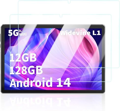 واقي الشاشة لـ yleebg tab10 10 بوصة Android 14 tablet ، مضاد للخلع 9H صلابة اللمس حساس 2.5D الحواف الدائرية الفقاعة مجانا سهلة التثبيت ، 2 عبوة. in Kuwait