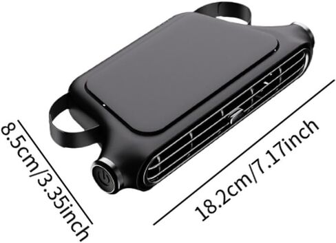 USB Fan for Backseat Use with 3 Speed Settings for Travel, Black in Kuwait