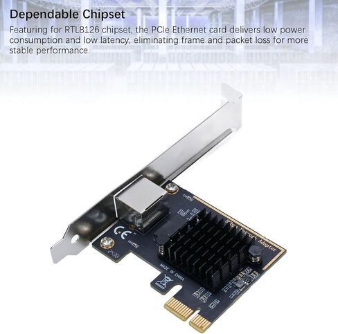SUNGOOYUE 5Gbps PCIe Network Card, RTL8126 Chip 5G Ethernet Adapter with Multi Gigabit Support for Gaming PC Desktop Server NAS and Router in Kuwait