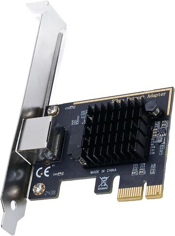 SUNGOOYUE 5Gbps PCIe Network Card, RTL8126 Chip 5G Ethernet Adapter with Multi Gigabit Support for Gaming PC Desktop Server NAS and Router in Kuwait