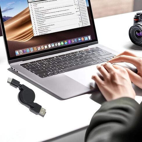 3 أجهزة كمبيوتر قابلة للسحب من شاحن الكبلات USB C القابل للتراجع ، وتصميم متين وخالي من التشابك متوافق مع سلسلة iPhone 16 ، و Samsung Galaxy S24 Ultra ، و Android ، وأكثر من ذلك للسيارات والسفر والاستخدام اليومي in Kuwait