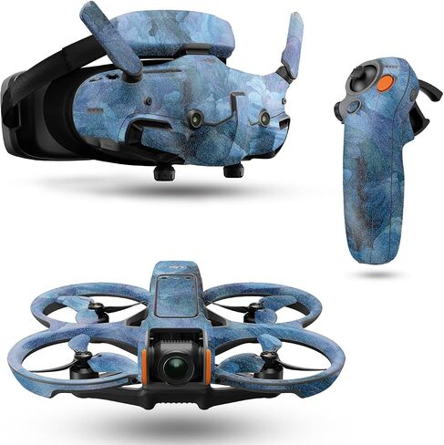 Glossy Glitter Drone Skin متوافق مع DJI Avata 2 Bundle (2024) - Typhoon - Premium 3M Vinyl Detrective Wrap Cover - من السهل تطبيق | مصنوع في الولايات المتحدة الأمريكية من قبل Mayyskins in Kuwait