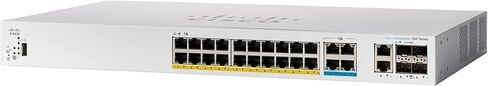 عام CBS350-24MGP-4X 24-PORT POE Gigabit Ethernet Switch [Ciscoexcess] (متجدد) in Kuwait