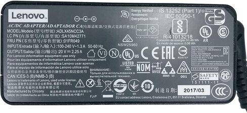 Genuine Lenovo 45W Charger for N23 N42 N21 N22 N23 N42 Chromebook IdeaPad 330 Series 5-14IIL05 5-15IIL05 5-15ITL05 L340-15API L340-15IWL S145-15API S145-15AST 100-15IBD 110-15ACL 110-15ISK Laptop in Saudi Arabia