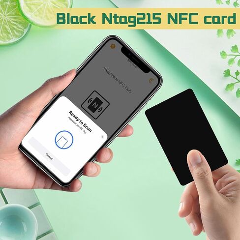 10 قطع من بطاقات NFC NTAG215 NFC، بطاقة أعمال NFC قابلة لإعادة الكتابة، NFC 215 بطاقة NFC، بطاقة ذاكرة NFC 504 بايت، متوافقة مع Tag Mo للهواتف والأجهزة التي تدعم تقنية NFC in Kuwait
