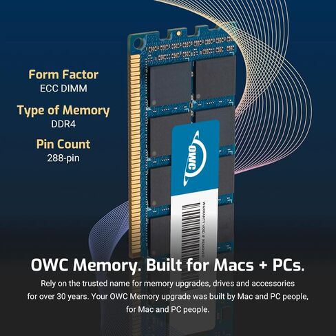 OWC 32GB (2x16GB) DDR4 2666 PC4-21300 CL19 2RX8 288-PIN 1.2V ECC UDIMM UDIMM MEMORY MODULE MODULE TOPALE in Kuwait