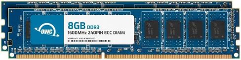 OWC 16GB (2x8GB) DDR3 1600 PC3-12800 CL11 2RX8 240-PIN 1.5V خادم محطة العمل ECC غير محدودة uDIMM RAM متوافقة مع SYNOLOTY NAS DS3615XS RS3614RPXS RS3614XS RS3617XS in Kuwait