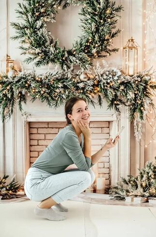 Kate Christmas Photography Backdrops Bokeh Backdrop Xmas Firment Party Supplies Photo Photo ، 10x6.5ft in Saudi Arabia
