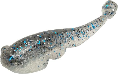 Strike King Mr. Crappie (Mrctzfry-57) Teen-Zee Fry Fishing Euply ، Grub Plastic Soft Supal ، profile minnow ، ذيل الكرة ، 1/4 بوصة ، 15 عبوة ، Smokey Shad in Saudi Arabia