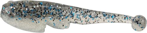 Strike King Mr. Crappie (Mrctzfry-57) Teen-Zee Fry Fishing Euply ، Grub Plastic Soft Supal ، profile minnow ، ذيل الكرة ، 1/4 بوصة ، 15 عبوة ، Smokey Shad in Saudi Arabia