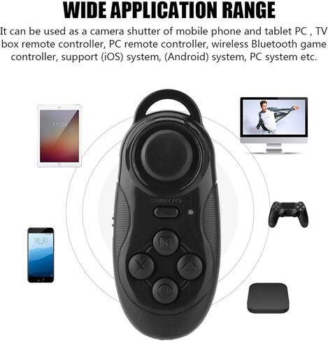 Pusokei Mini 10 M Bluetooth Gamepad ، Pluge and Play وحدة تحكم التحكم Selfie Selfie Timer Controller ، Arm968f-S Core [لعبة فيديو] in Kuwait