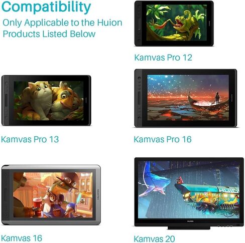 PW507 Battery-Free Stylus for Huion Kamvas PRO 12, Kamvas PRO 13,Kamvas Pro 16, Kamvas 16 and Kamvas 20 Graphics Drawing Monitor in Saudi Arabia