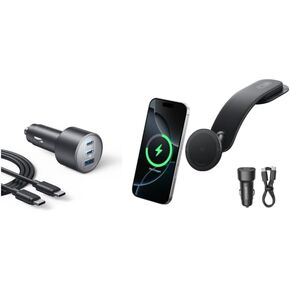 Anker USB-C Car Charger with 360° Adjustable Magnetic Car Charger in Kuwait