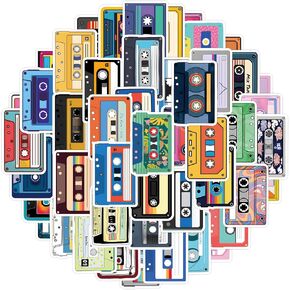 50Pcs Skateboard Stickers Skateboarding Waterproof Vinyl Decals for Water Bottles Laptop Luggage Cup Computer Mobile Phone Suitcase Teens Boys Girls (Skateboard) in Saudi Arabia