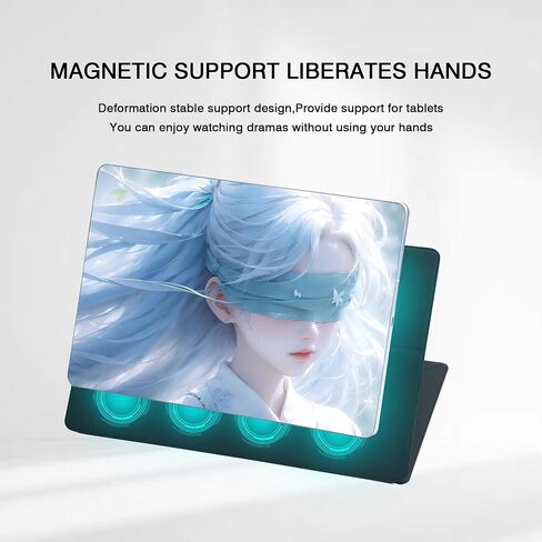 Magnetic Case for Samsung Galaxy Tab S10 FE/S9 FE 10.9" /S9 11" /S10 Lite (SM-X400/X520/X526B/X510/X516B/X710/X716B) Tablet with S-Pen Holder, Auto Wake/Sleep Smart Tablet Cover, Grey in Saudi Arabia