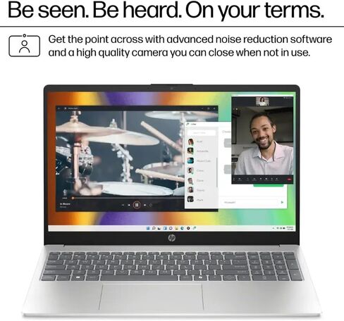 HP 2025 جهاز كمبيوتر محمول يعمل باللمس ، 15.6 "FHD LED ، Intel 13th Gen I7-1355U ، Intel Iris XE Graphics ، 64 GB DDR4 ، 2 TB SSD ، خفيفة الوزن ومحمولة ، COPILOT AI ، WI-FI 6 ، Windows 11 Pro ، in Saudi Arabia