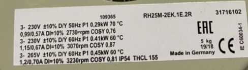 230V 0.99/0.57A 290W 2730 دورة في الدقيقة مروحة التبريد in Saudi Arabia