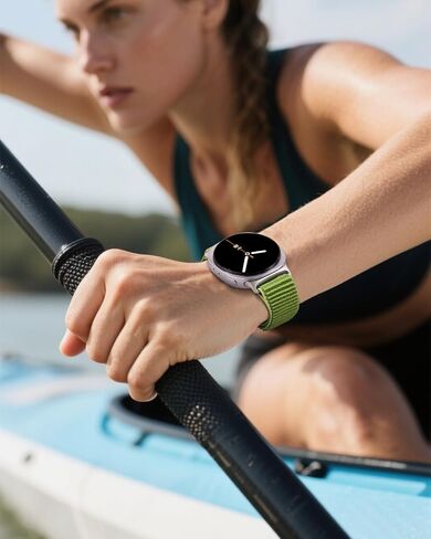 شريط النسيج متوافق مع Samsung Galaxy Watch 8 40mm/44mm ، استبدال حلقة نايلون الرياضية الناعمة لـ Galaxy Watch 8 Classic 46 Mm Women Men in Kuwait