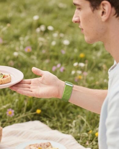 شريط النسيج متوافق مع Samsung Galaxy Watch 8 40mm/44mm ، استبدال حلقة نايلون الرياضية الناعمة لـ Galaxy Watch 8 Classic 46 Mm Women Men in Kuwait