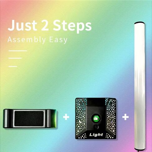 MOCIUN RGB Gaming Headphone Stand, Headset Gaming Headset Stand with Usb2.0 Hub and 3.5mm Port Audio T-ouch Control Led Strip Lamp Backlight Computer Desktop Display Holder USB Port (A) in Saudi Arabia