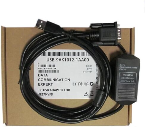 USB-9AK1012-1AA00 متوافق العاكس 6SE70 SERIES USB PORT DEBUGGING DELLAY CABLE أسود 3 أمتار in Saudi Arabia