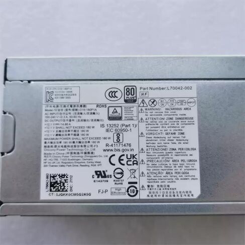 D19-180P1A PCH023 PA-1181-6HK PCK017 HK280-85PP L70042-002 L08261-004 180W Original New Power Supply for H P Pro 480 600 880 G5 G6 MT in Kuwait