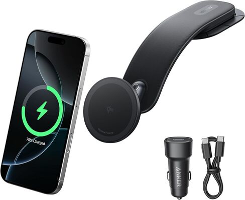 Anker USB-C Car Charger with 360° Adjustable Magnetic Car Charger in Kuwait