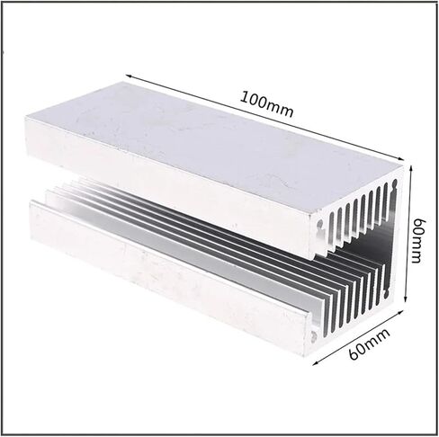 40 * 40 * 100mm/50 * 50 * 100mm u-slot triode عالي الطاقة ألومنيوم سبيكة. in Kuwait