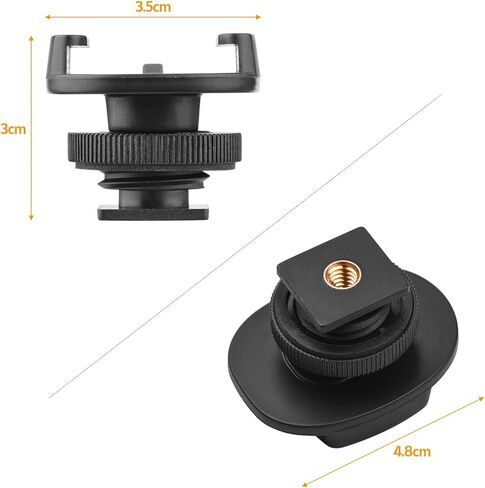 محول حذاء Ciciglow البارد ، ملحق كاميرا عملي مع ثقب المسمار 1/4 بوصة لـ DSLR والكاميرات الرياضية مثل Hero 10 9 8 7 (2pcs) in Kuwait